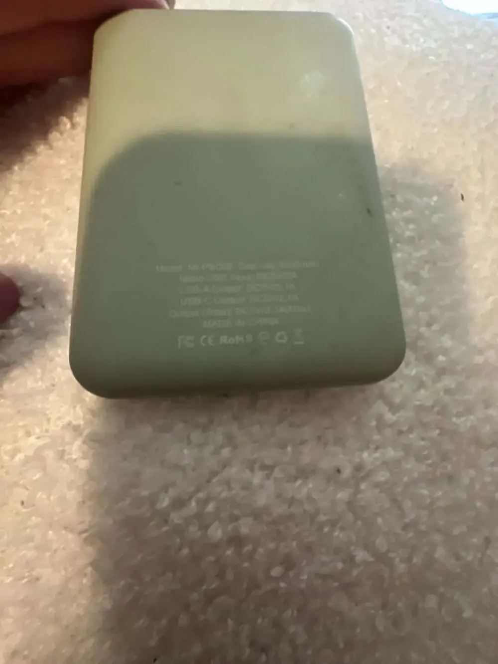 Merkury Innovations 5000mAh Compact Portable Power Bank Willow Green MI-PBC02
